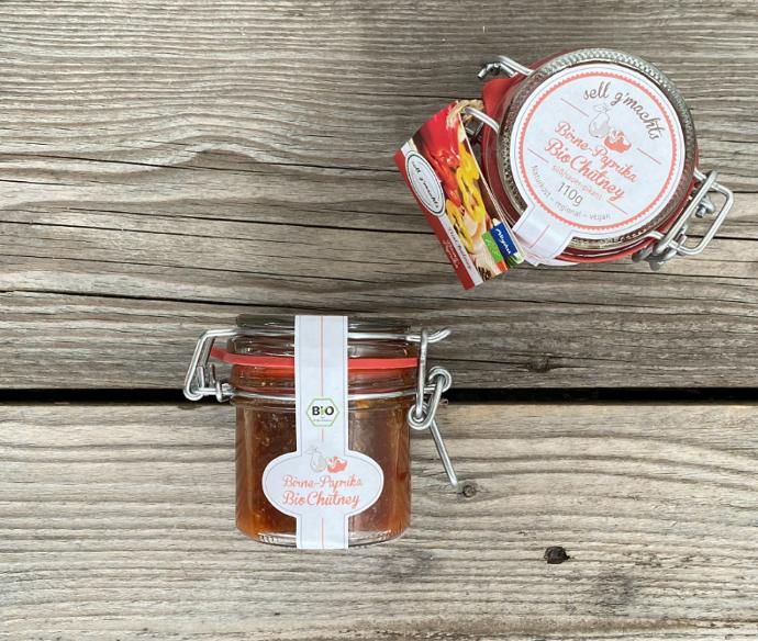 sell g'machts Birne-Paprika-Chutney 110g 