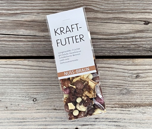 nuss braun Kraftfutter mit Schokobeeren 150g